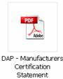 PDF - DAP Manufacturers Certification Statement
